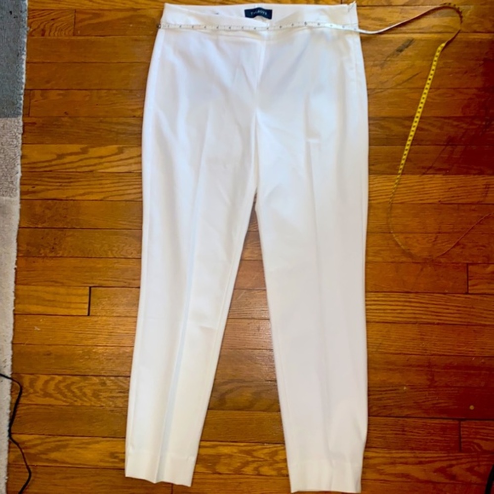 Talbots Chatham Ankle Pants in White Size 6 petit